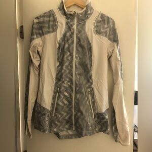 Lululemon Athletica Gray and White Jacket